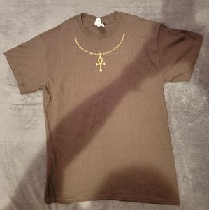 Brown "My Skin Is My Sin" T-Shirt